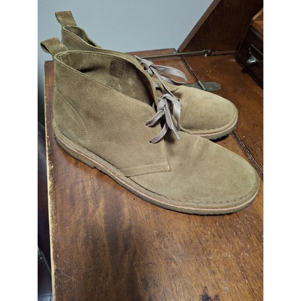 Rhodes Men's Suede Chukka Boots Size 11 Made In Portugal